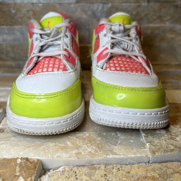 Air Jordan 4 GS Lemon Venom Shoes Toddler Size 6 CV7807-100 - Picture 9 of 11